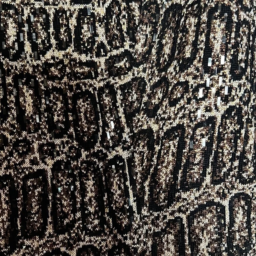 St. John Evening Jacket Paillettes
Wool Blend Printed Full Zip Women's s… - Picture 3 of 10